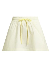 Indi Drawstring Miniskirt