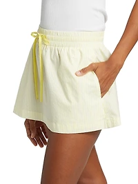 Indi Drawstring Miniskirt
