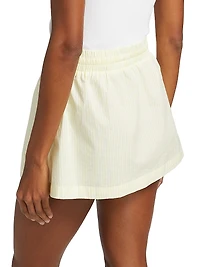 Indi Drawstring Miniskirt
