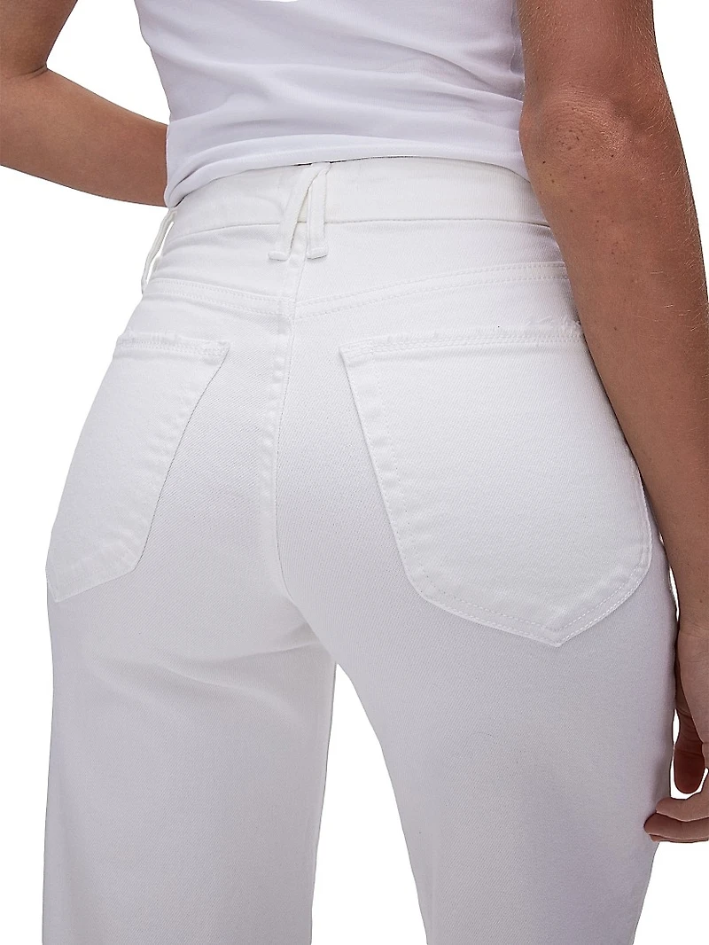 Good Waist Crop Palazzo Jeans