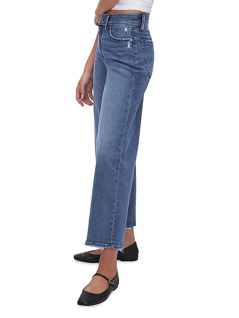 Good Waist Palazzo Crop Jeans