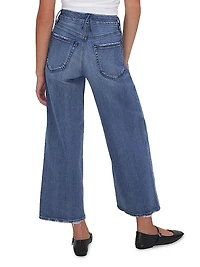 Good Waist Palazzo Crop Jeans