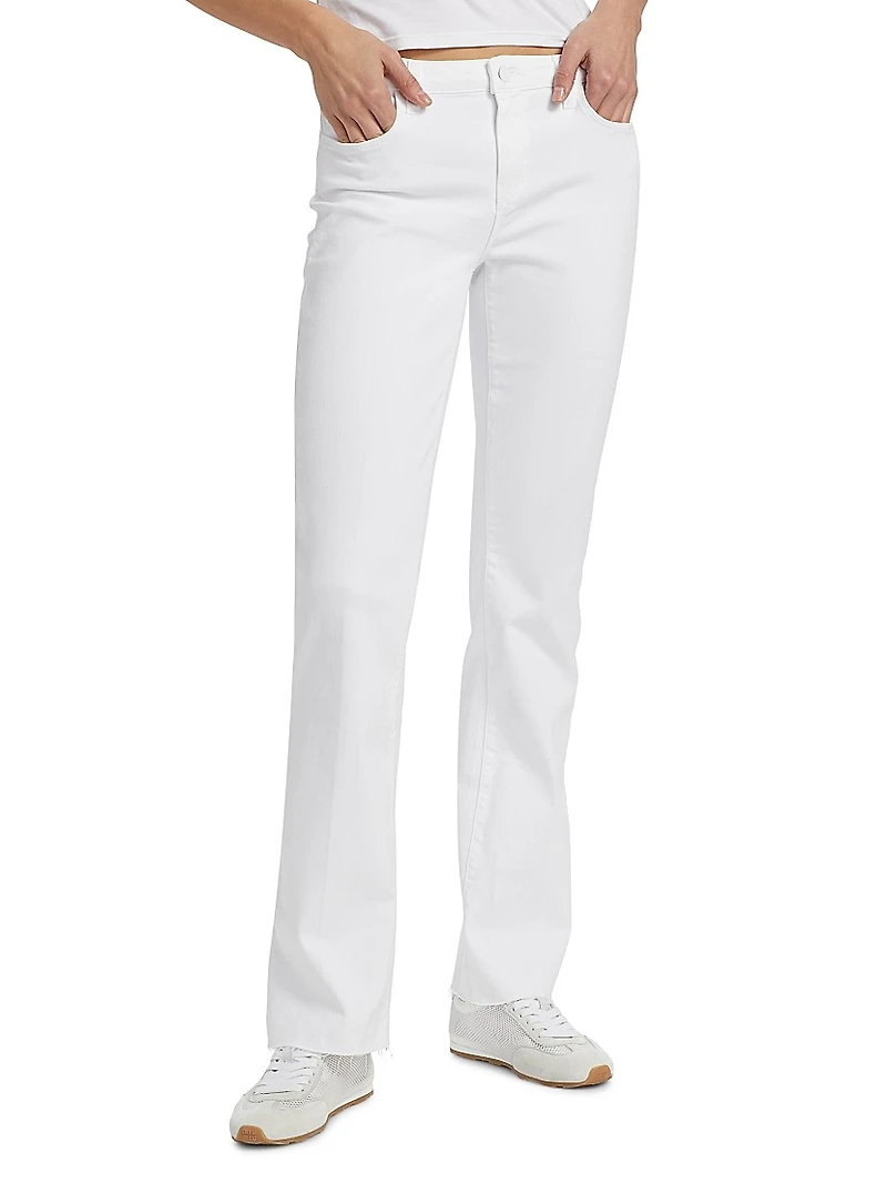 Sneeki Low-Rise Sneaker Straight-Leg Jeans