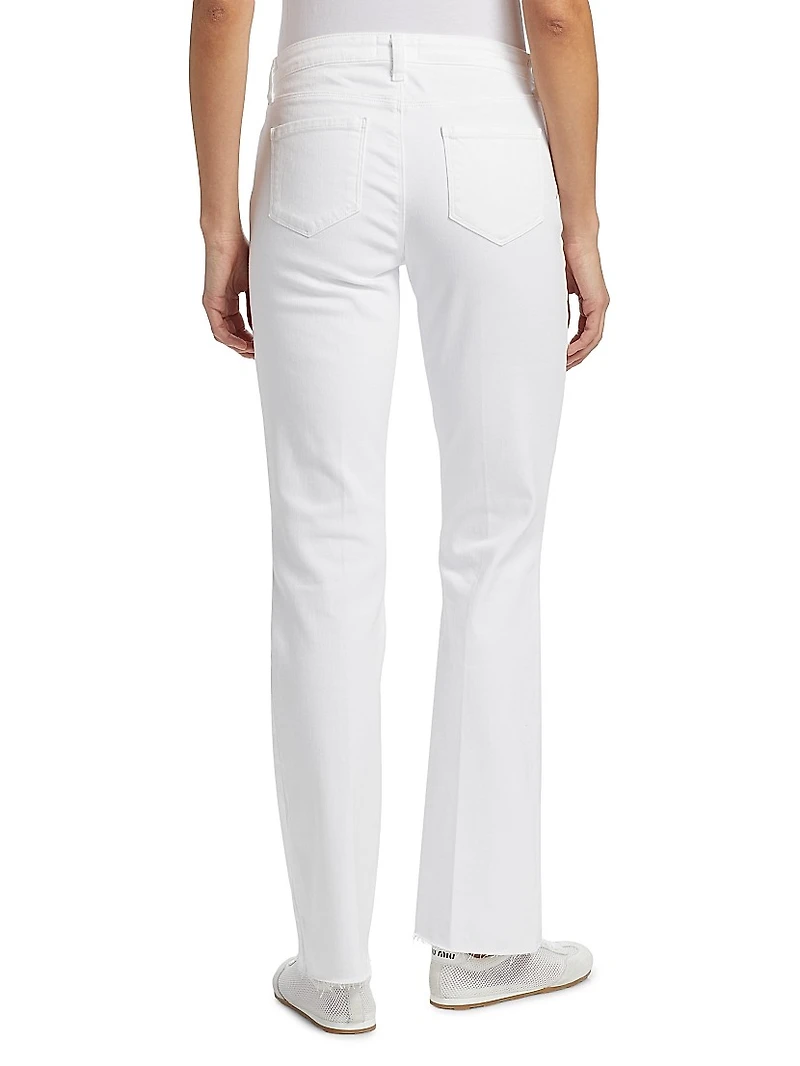 Sneeki Low-Rise Sneaker Straight-Leg Jeans