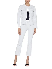 Yari Denim Collarless Jacket