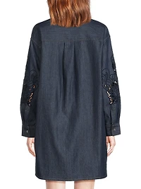 Katella Denim Mini Shirtdress