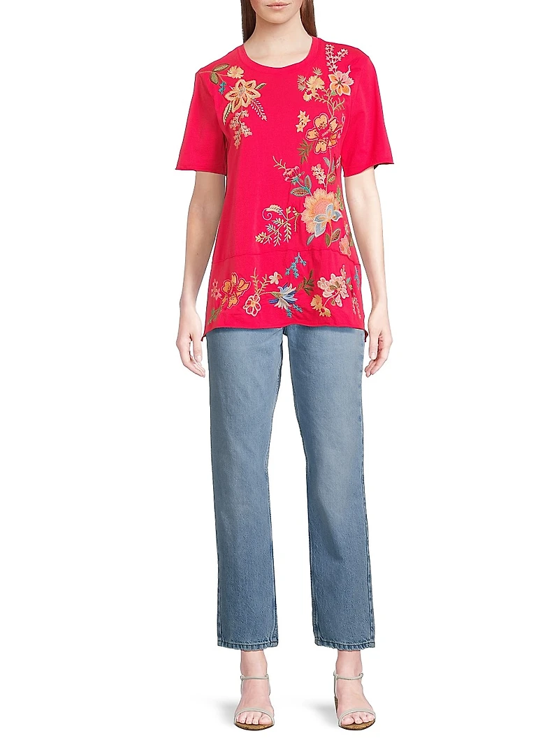 Ishani Embroidered T-Shirt
