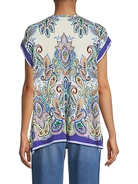 The Janie Favorite Paisley Crewneck Top