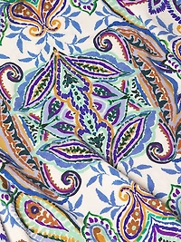 The Janie Favorite Paisley Stretch Jersey Midi-Dress