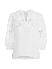 Sadie Broderie Anglaise Blouse