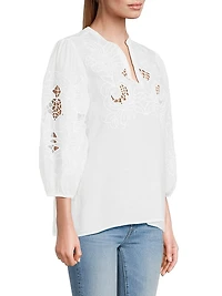Sadie Broderie Anglaise Blouse