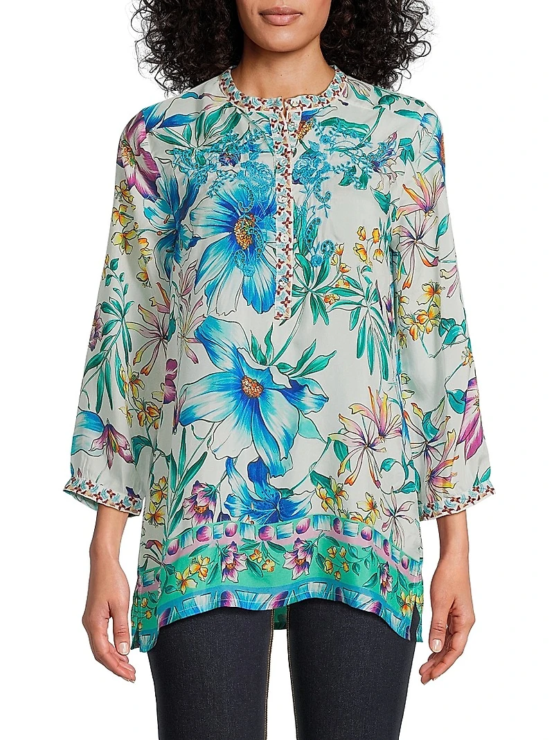Leena Silk Tunic