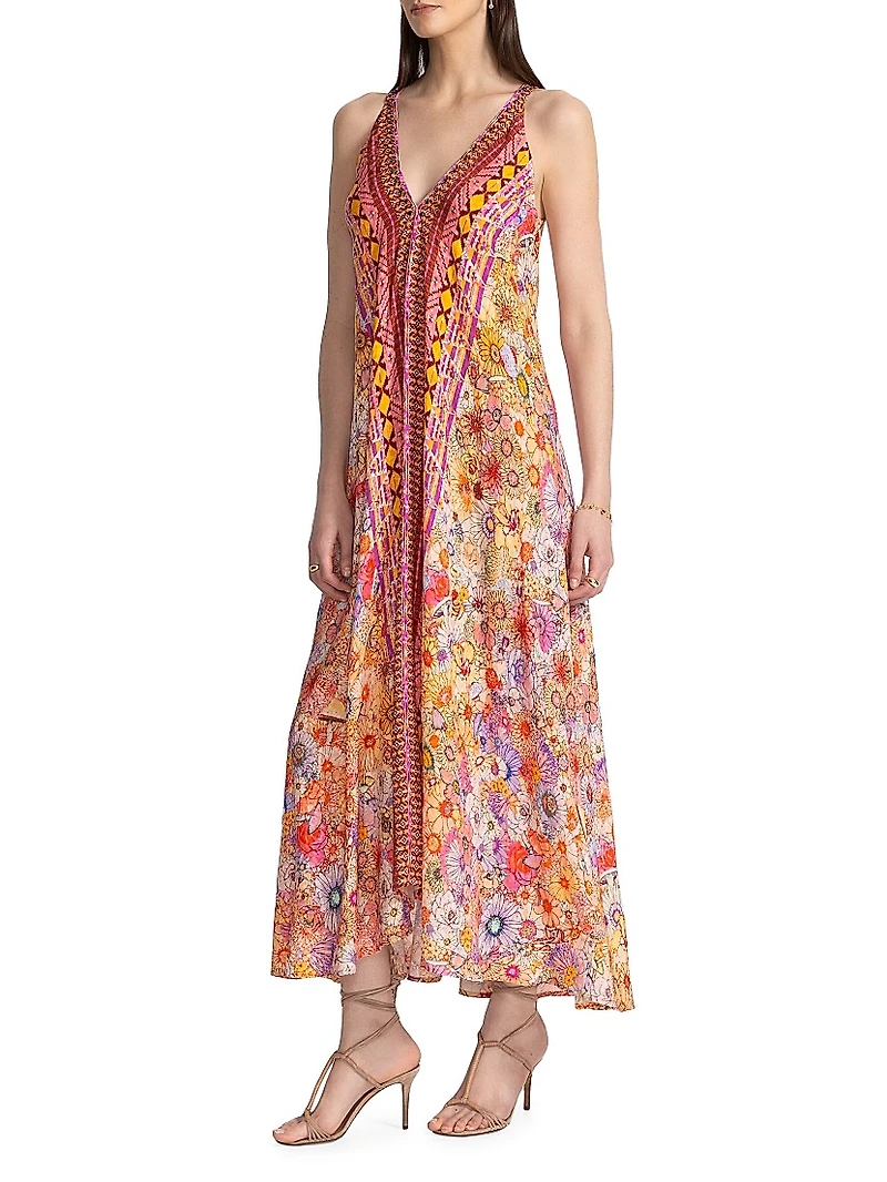 Eva Printed Maxi Dress