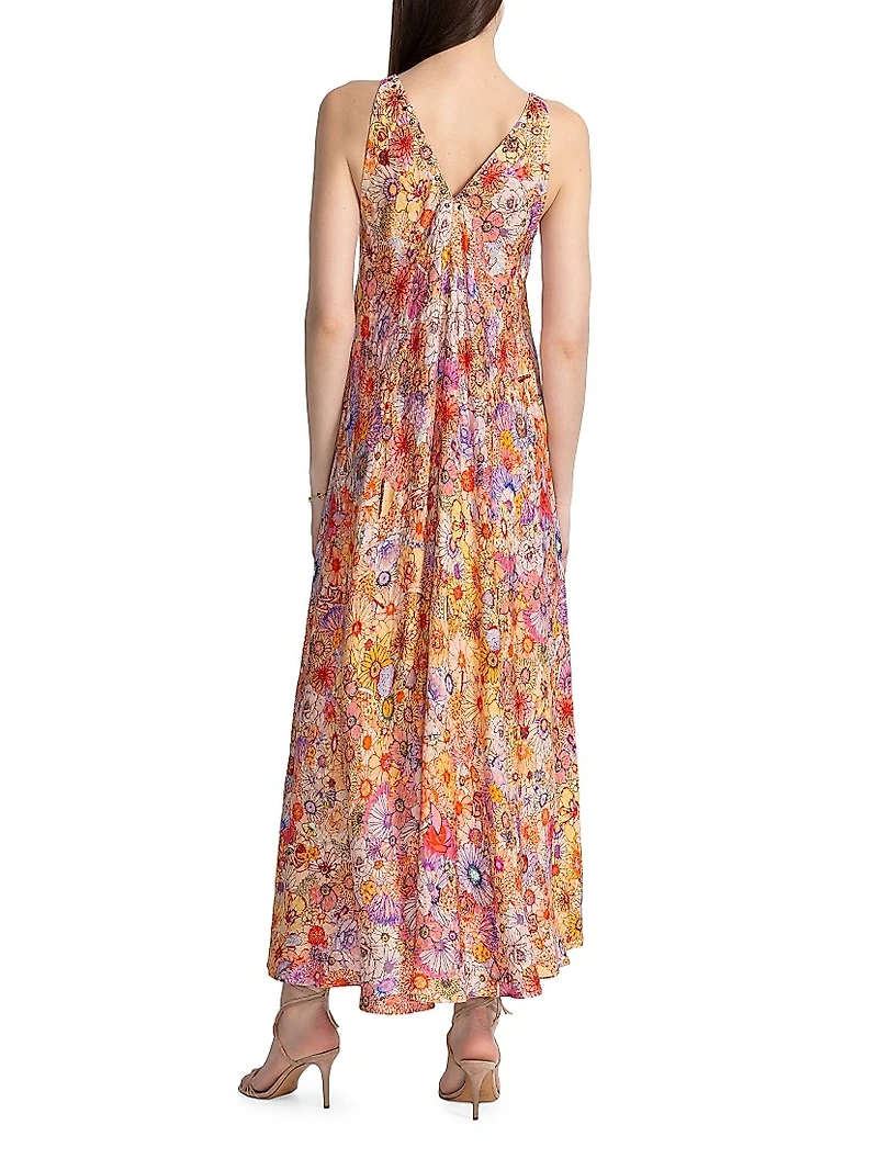 Eva Printed Maxi Dress