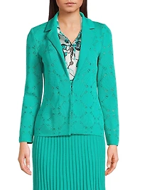 Waist-Length Knit Jacket