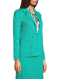 Waist-Length Knit Jacket