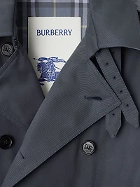 Twill Double-Breasted Trench Coat