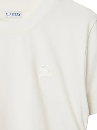 Ruched Cotton T-Shirt