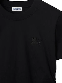 Drawstring Logo Cotton T-Shirt