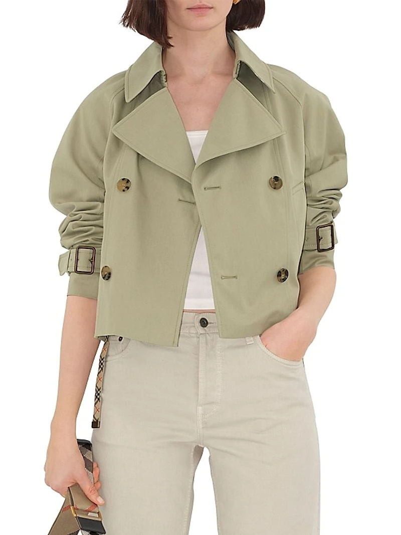 Double-Breasted Short Jacket
