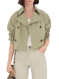 Double-Breasted Short Jacket