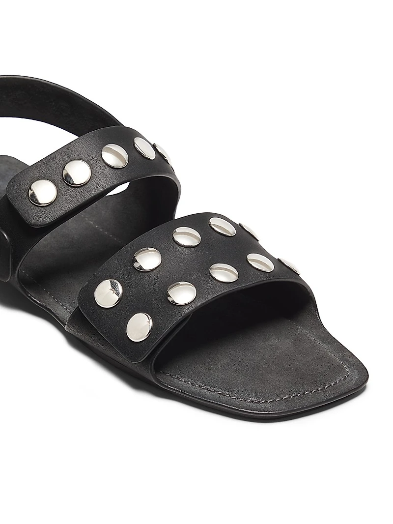 Boden Leather Studded Sandals