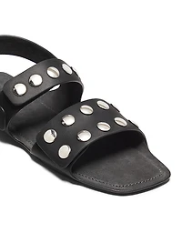 Boden Leather Studded Sandals