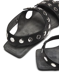 Boden Leather Studded Sandals