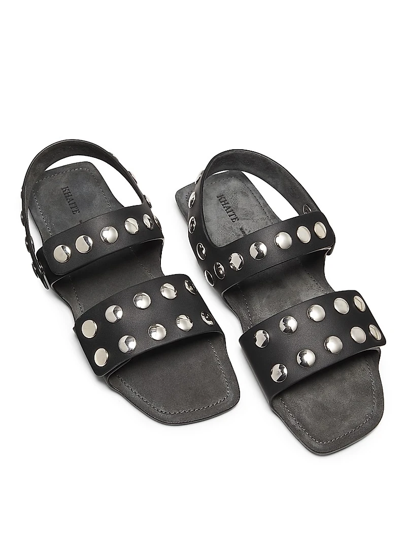 Boden Leather Studded Sandals
