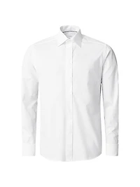 Jacquard Cotton Twill Contemporary-Fit Shirt