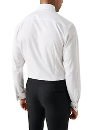 Jacquard Cotton Twill Contemporary-Fit Shirt