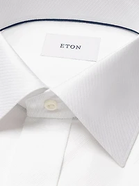 Jacquard Cotton Twill Contemporary-Fit Shirt