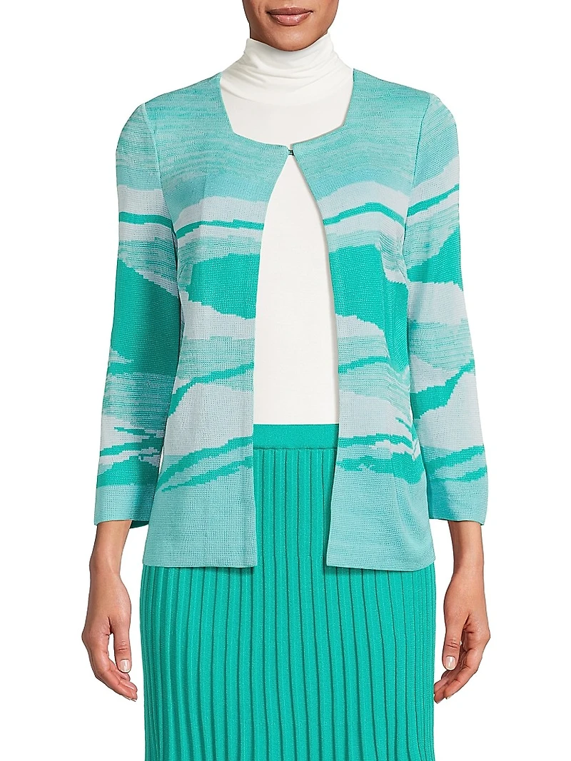 Abstract-Knit Jacket