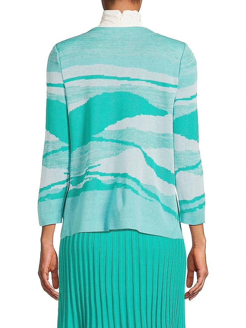 Abstract-Knit Jacket