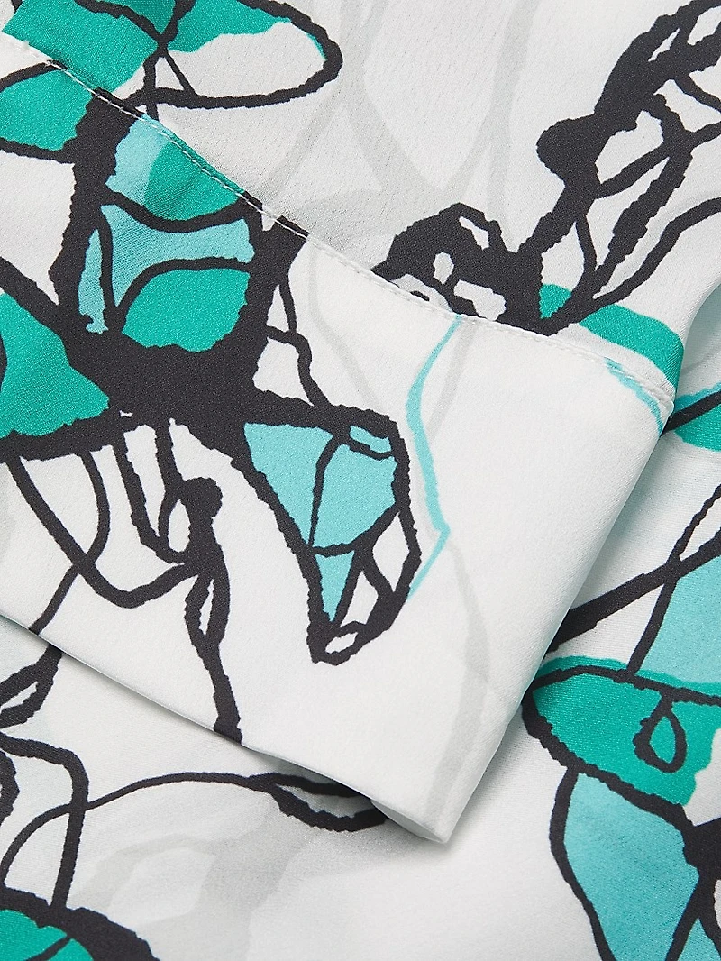 Printed Crêpe de Chine Blouse