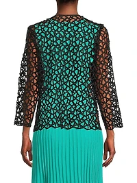 Corded Open-Front Jacket