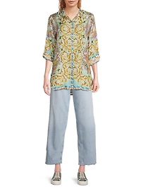 Indy Printed Silk Tunic