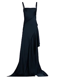 Crêpe-Backed Satin Bias Slip Gown
