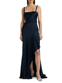 Crêpe-Backed Satin Bias Slip Gown