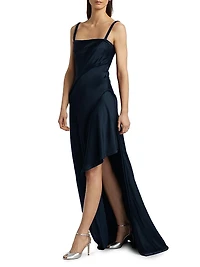 Crêpe-Backed Satin Bias Slip Gown