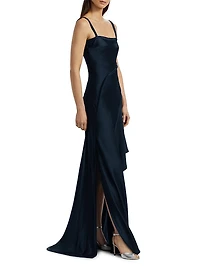 Crêpe-Backed Satin Bias Slip Gown