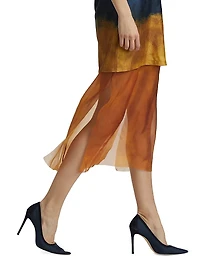 Painted Stripe Slip Dress