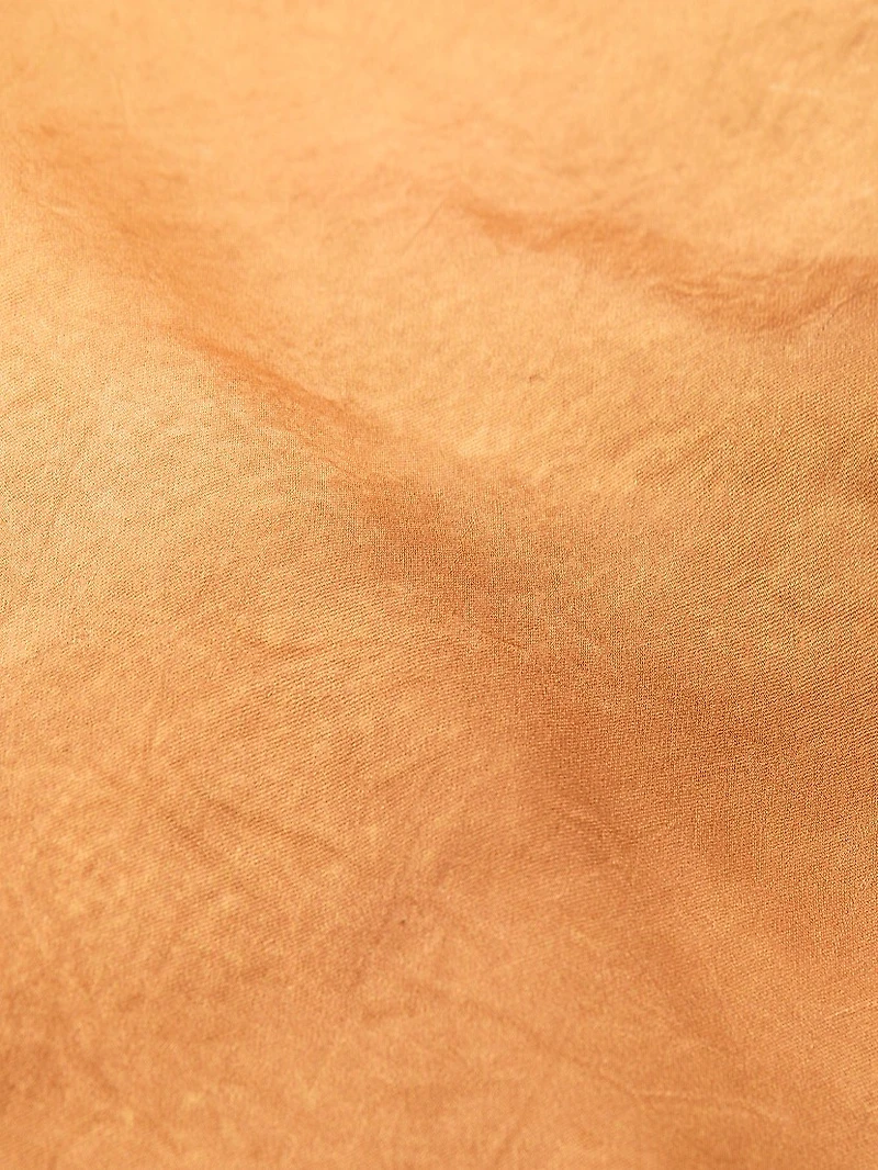 Smudged Canvas Asymmetric Midi-Dress