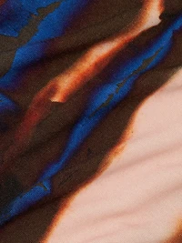 Burned Stripe Merino Wool Sweater