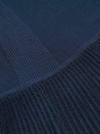 Pointelle Degrade Knit Cocktail Dress