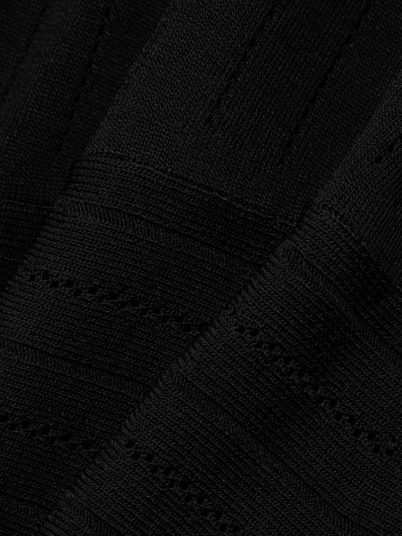 Pointelle Degrade Midi-Dress