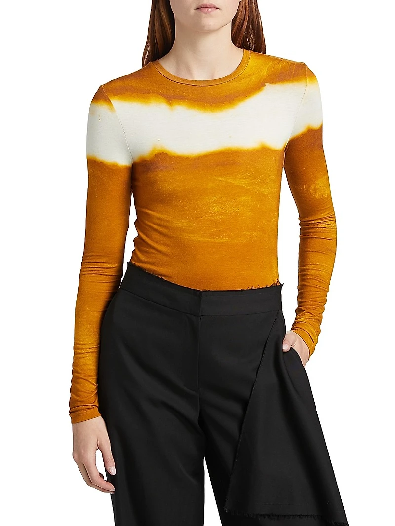 Painted Stripe Jersey Top