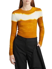 Painted Stripe Jersey Top