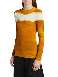 Painted Stripe Jersey Top