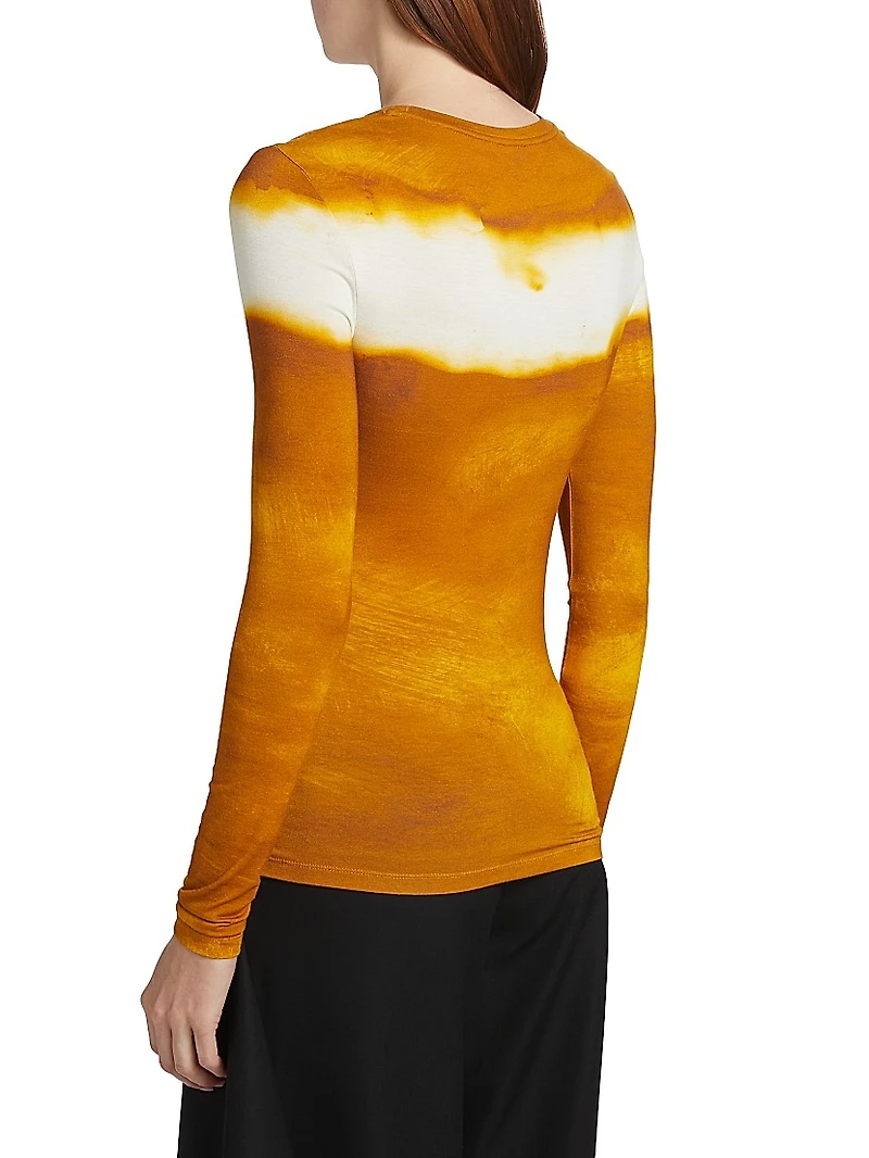 Painted Stripe Jersey Top